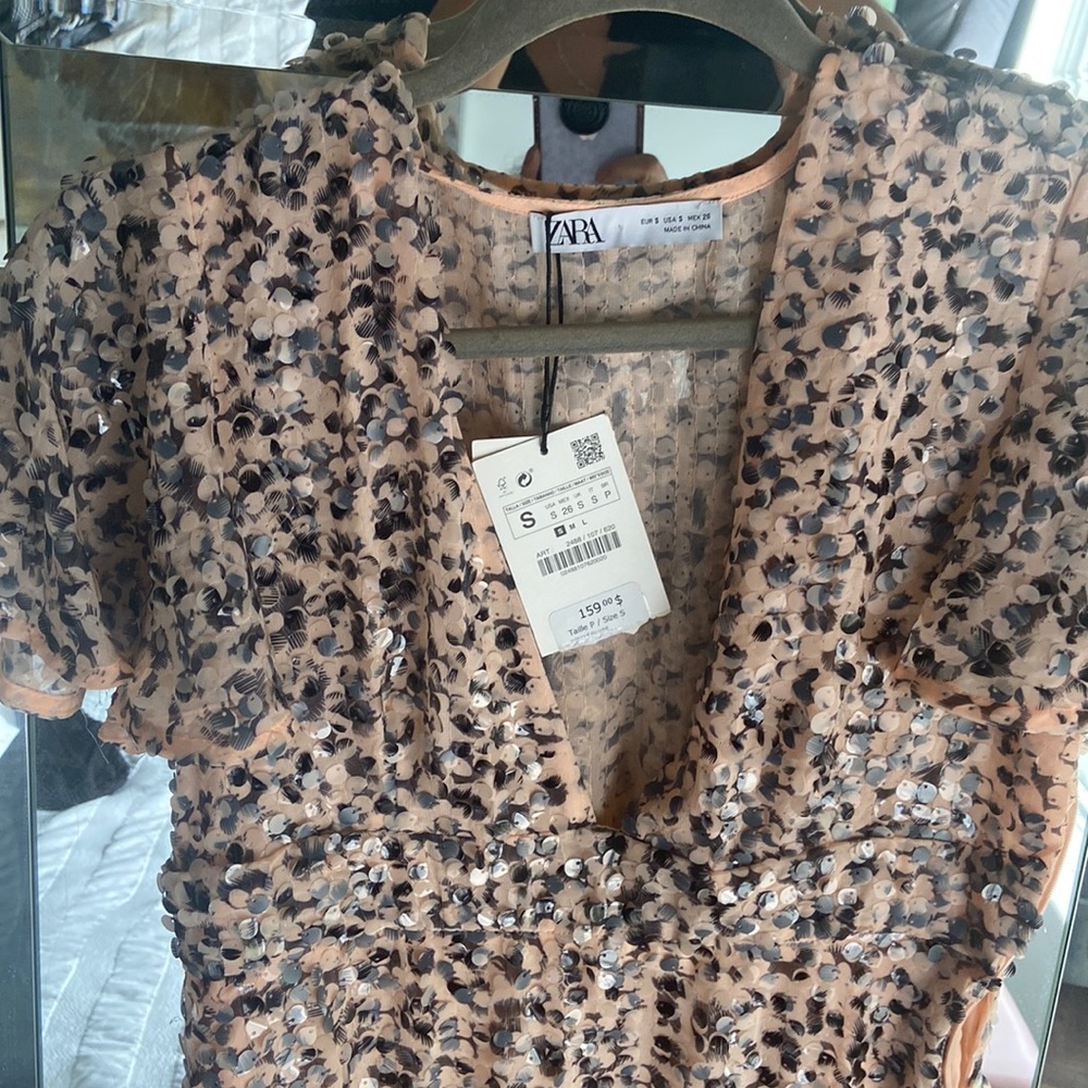 ZARA limited edition sequin dress new with tag